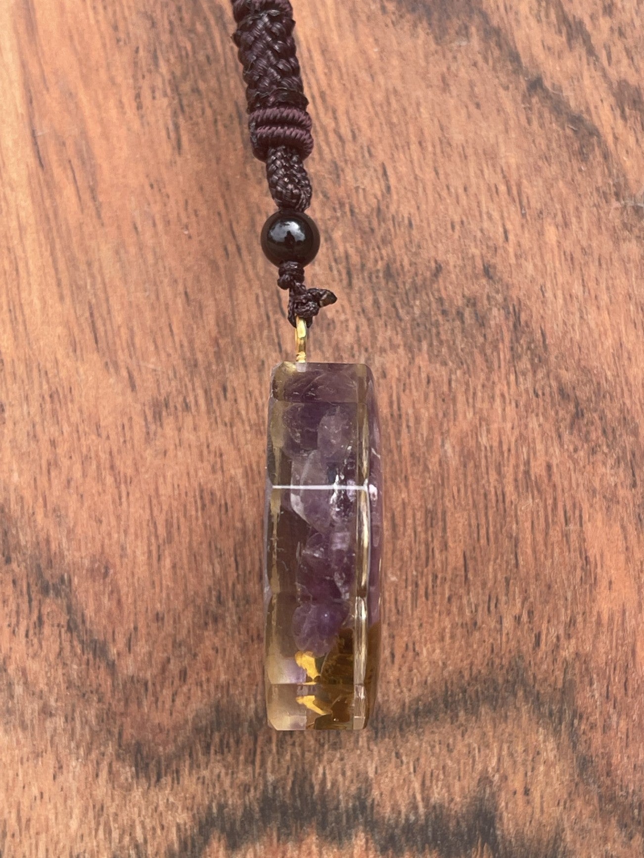 Tree of Life Amethyst Orgone Pendant Necklace